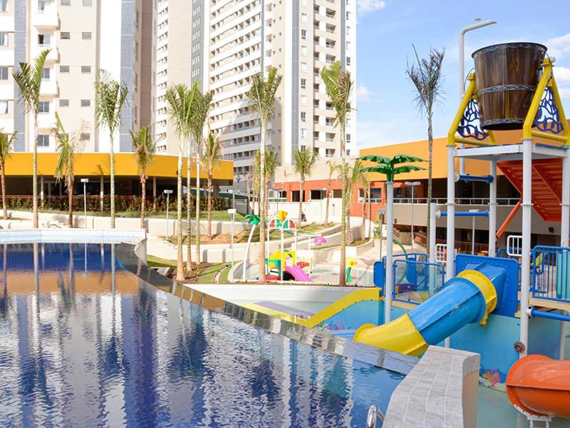 Solar Das Aguas Park Resort - Proximo Ao Thermas Dos Laranjais Olímpia Dış mekan fotoğraf